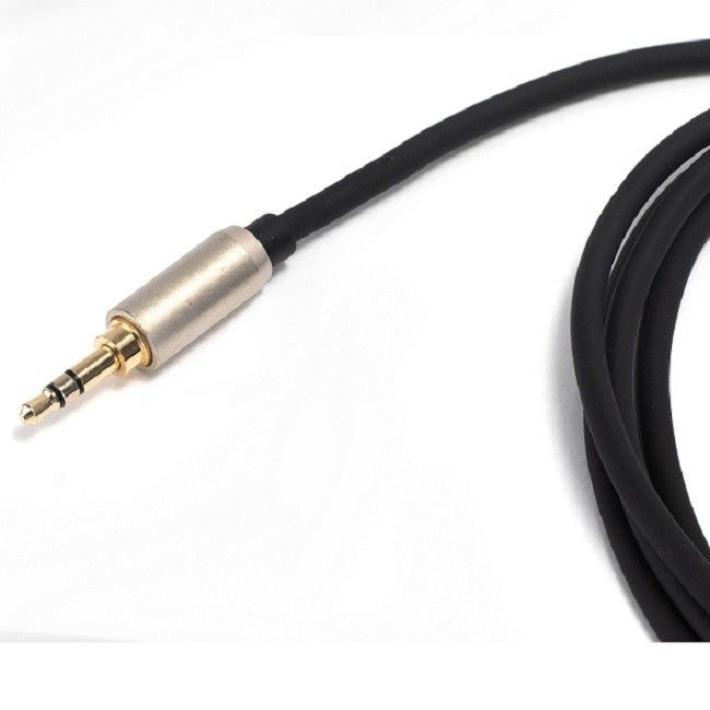 3.5mm αρσενικό προς διπλό RCA αρσενικό Y καλώδιο ήχου μαύρο Διαφορετικό μήκος καλωδίου