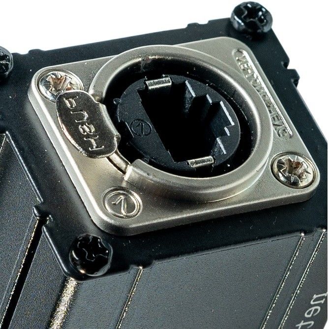 Δικτυακό καλώδιο διαίρεσης XLR 4 κανάλια 3-pin Multi Snake Receiver προς Rj45 Single Ethercon Cable