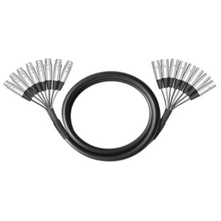 8 Way Multicore Cable XLR αρσενικό προς XLR θηλυκό 8 κανάλια καλώδιο φίδι