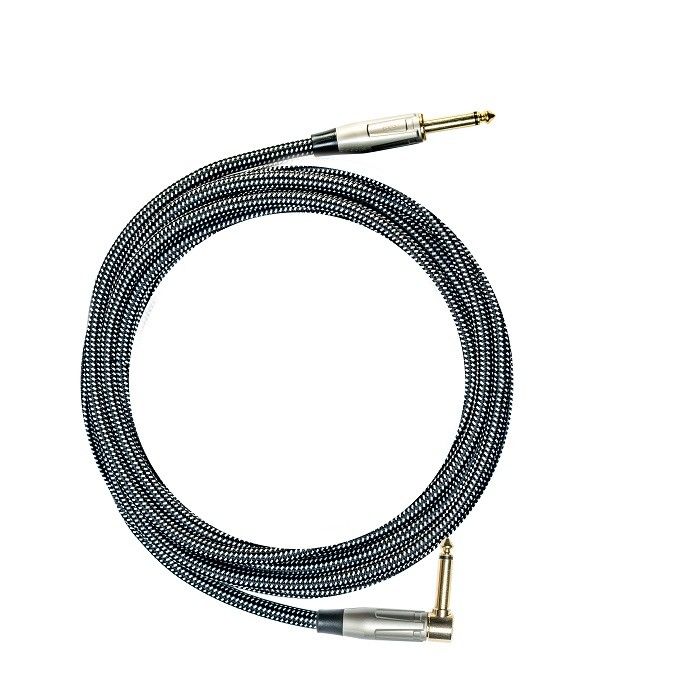 100% OEM Guitar Cable Instrument Patch Cable Tweed Cloth Straight To Angle Amp Cable (Ακριβές προς γωνία καλώδιο ενισχυτή κιθάρας)