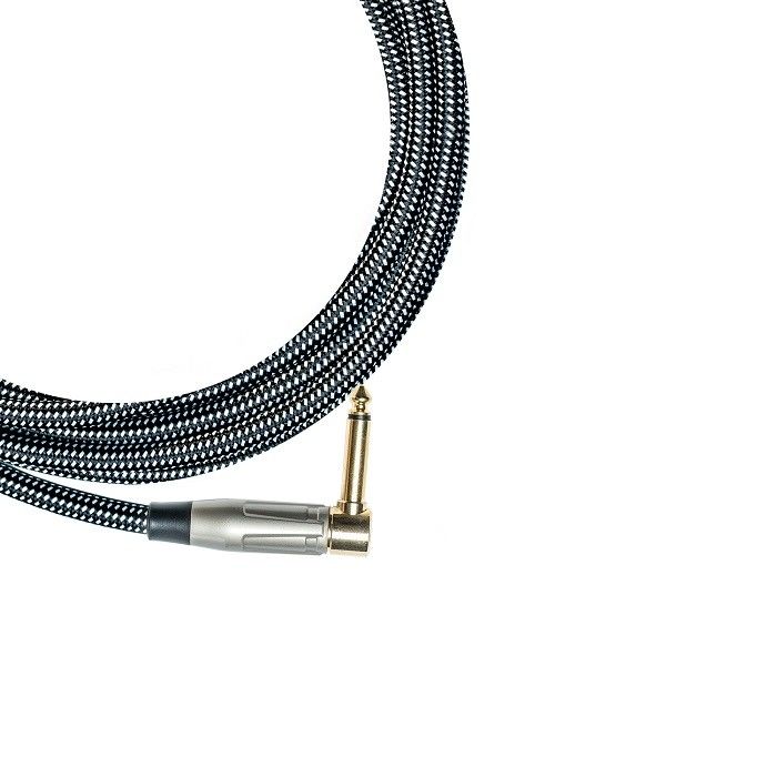100% OEM Guitar Cable Instrument Patch Cable Tweed Cloth Straight To Angle Amp Cable (Ακριβές προς γωνία καλώδιο ενισχυτή κιθάρας)