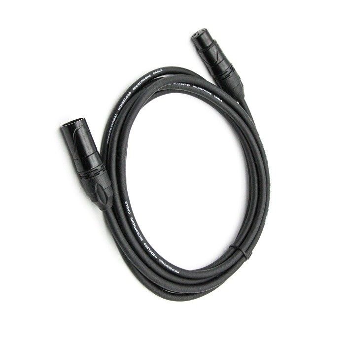 AWG 24 XLR καλώδια μικροφώνου Μαύρο XLR αρσενικό προς XLR θηλυκό καλώδιο μικροφώνου για μίξερ