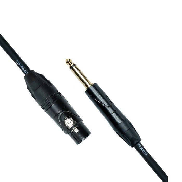 0.25 ίντσες XLR μικροφώνου καλώδιο μαύρο μικροφώνου καλώδιο αρσενικό σε XLR θηλυκό μικροφώνου προσαρμογέα για μίξερ