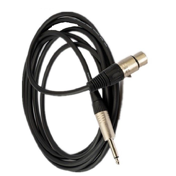 1/4 ιντσών καλώδιο μικροφώνου 10 Ft XLR καλώδιο XLR αρσενικό σε XLR θηλυκό καλώδια μικροφώνου