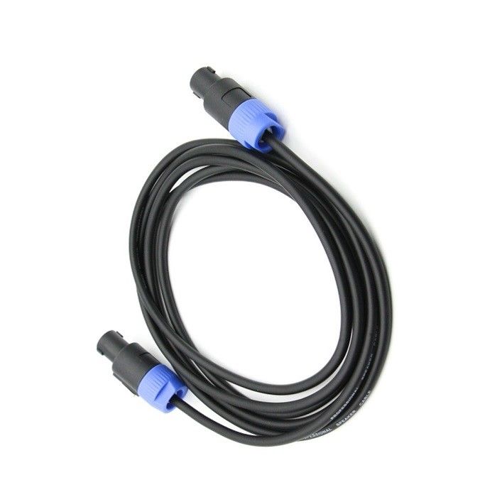4 Pole Speakon Speaker Καλώδιο 12 AWG Καθαρό χαλκό 2.5 SQ Ομιλητής PA Patch Cord DJ καλώδια