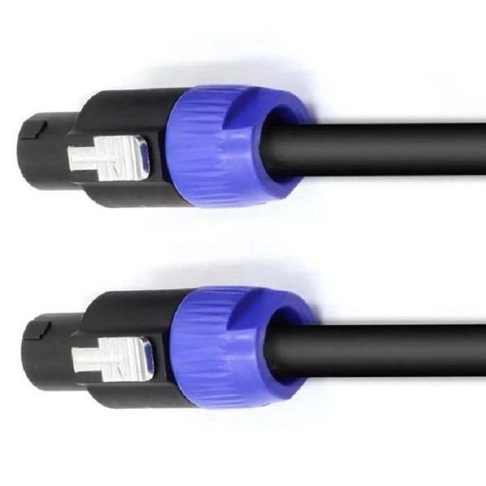 2.5mm Speaker Wire To Speakon 12 AWG Speaker Patch Cords 12 μεγέθους DJ καλώδια