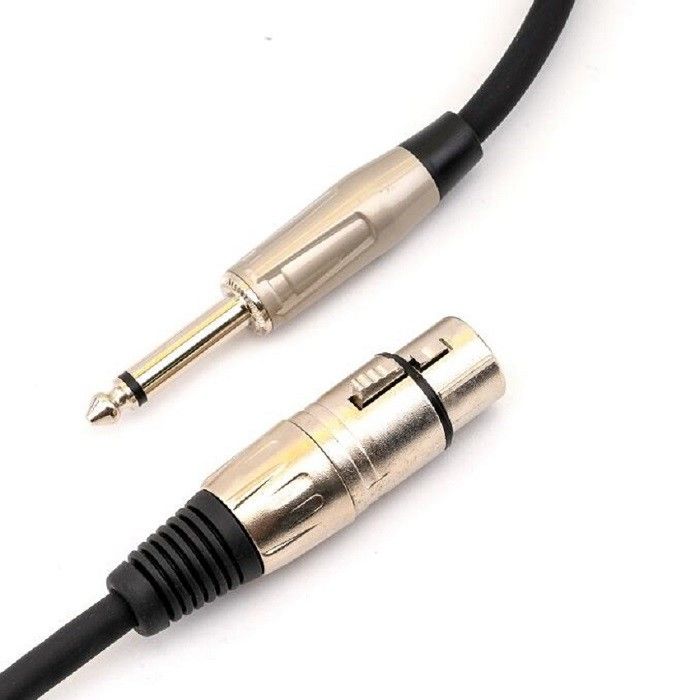 Awg22 XLR καλώδια μικροφώνου 6.35mm 10 Ft XLR καλώδιο XLR έως 1/4 