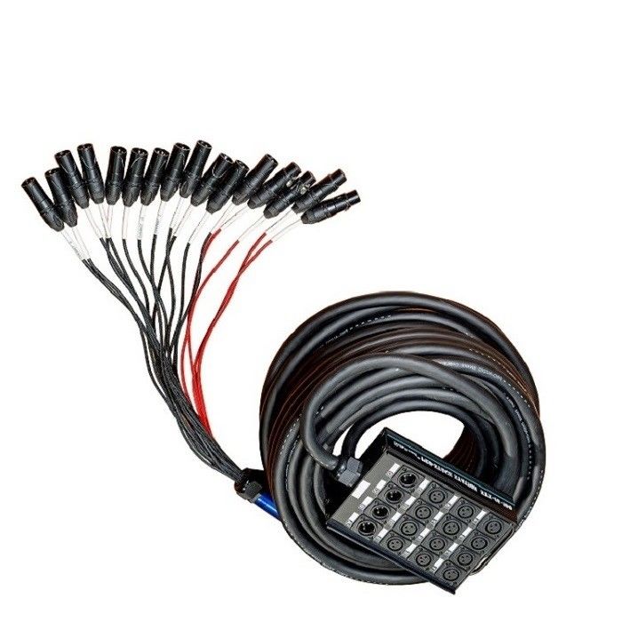 100ft 24 Channel Audio Snake Cable XLR Send Board Snake Cable XLR Splitter Cable Ηλεκτρονικό καλώδιο σπαθί