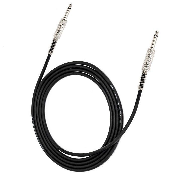 5.5mm 3m Audio Wire Instrument Cable Amp Cord για μπάσο κιθάρα 1/4 ίντσες ευθεία