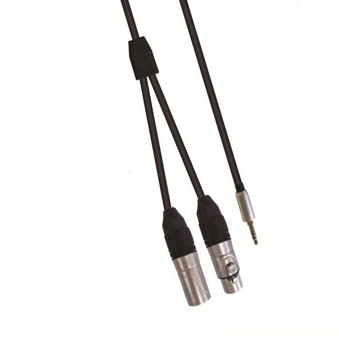 Ακουστικό καλώδιο 3,5 mm Στερεό προς XLR F XLR M Y Καλώδιο διαχωρισμού για μίξερ ομιλητών