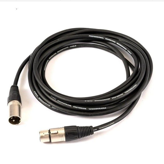 10ft XLR αρσενικό προς θηλυκό καλώδιο μικροφώνου