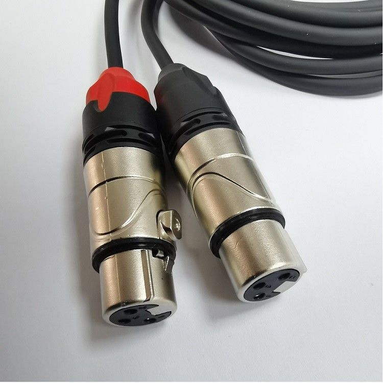 DAC C σε διπλό XLR γυναικείο καλώδιο ήχου Y διαχωριστικό Ενσωματωμένο ισχυρό τσιπ DAC
