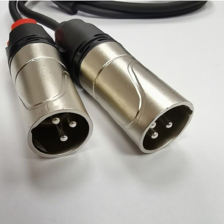 DAC C σε διπλό XLR αρσενικό καλώδιο ήχου Y Splitter ενσωματωμένο σε ισχυρό τσιπ DAC